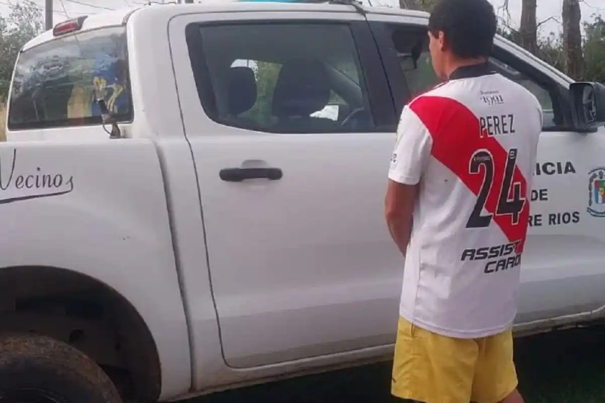 Un hombre violento de Gualeguay fue detenido en Carbó