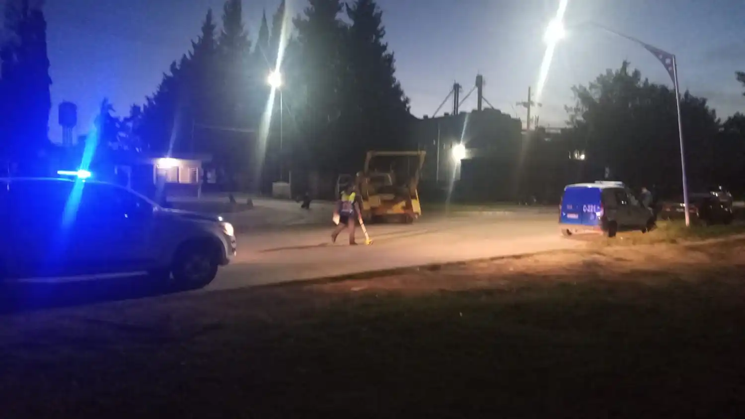 Motociclistas lesionados en un choque