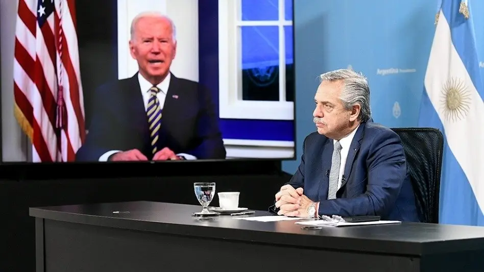 Fernández planteó ante Biden mejores condiciones de financiamiento para enfrentar la crisis climática
