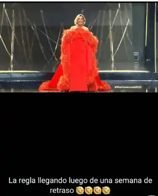 Maite Delgado no peló para un meme del Miss Venezuela. Foto Twitter