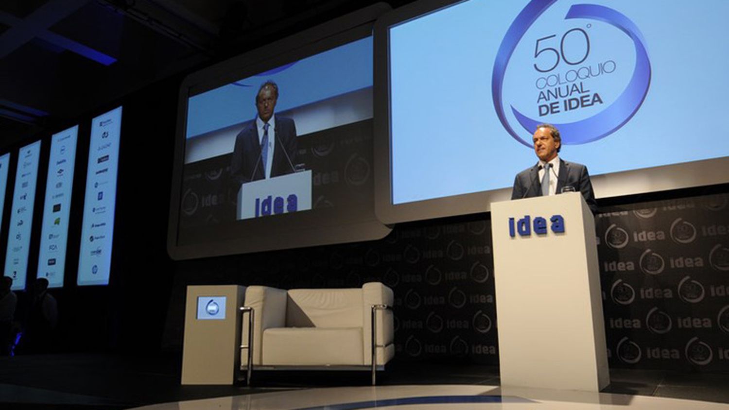 50° Coloquio de IDEA en Mar del Plata: Scioli admitió que el país necesita crédito privado
