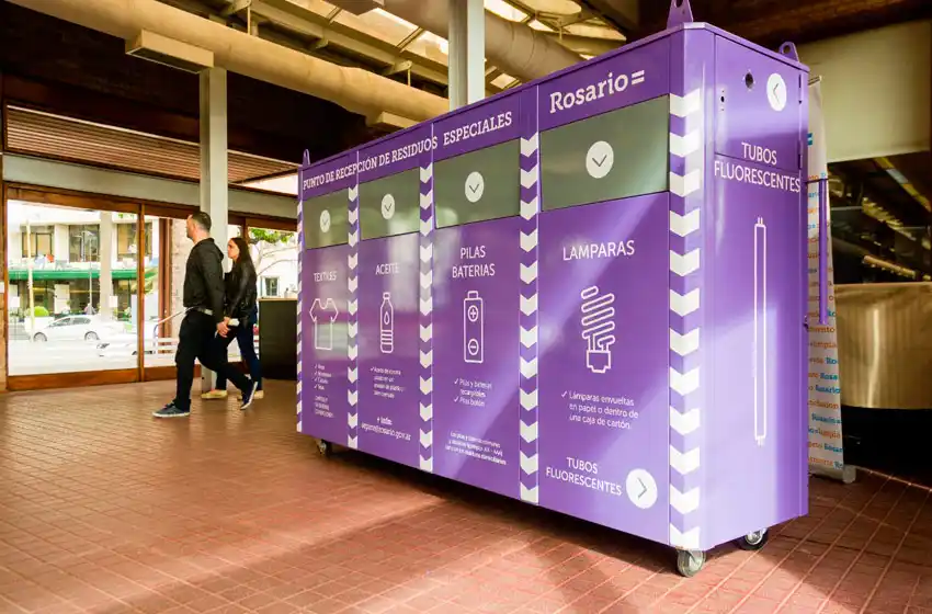 Se presentaron nuevos contenedores de residuos especiales