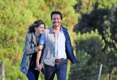 Benjamín Vicuña expresó su alegría de estar filmando escenas de su próxima serie en Tandil