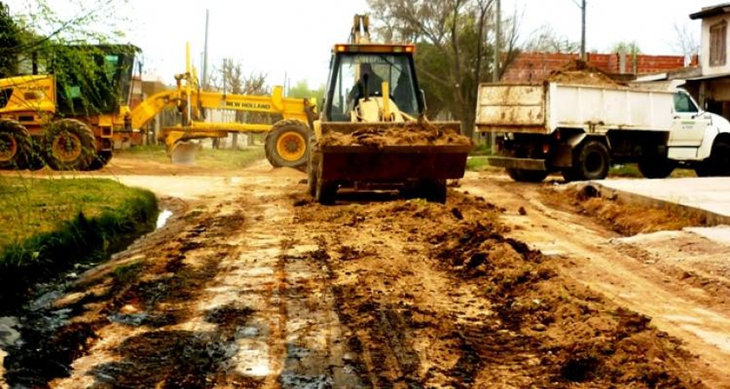 Obras públicas trabaja en Saavedra y Fray Cayetano Rodríguez