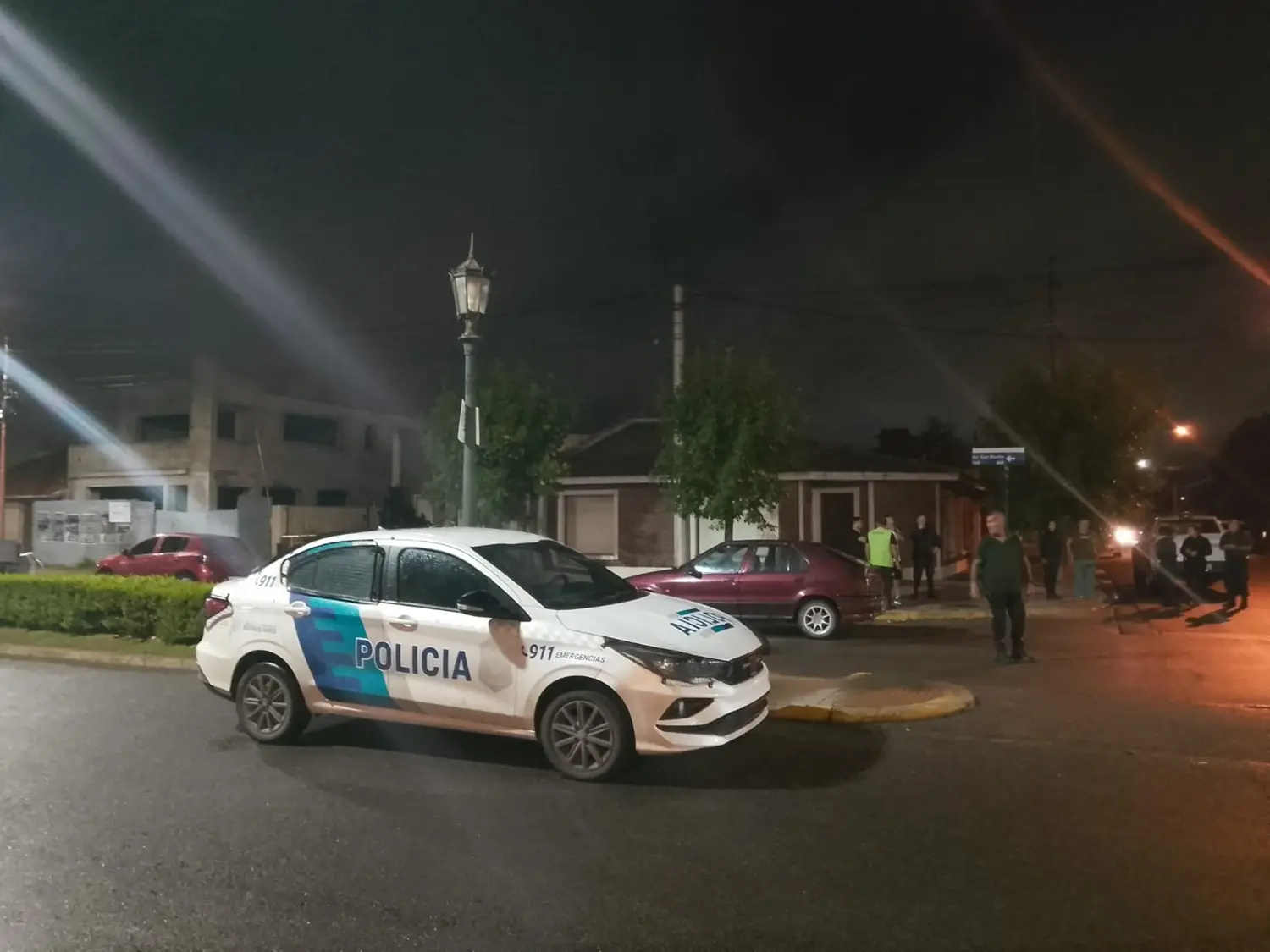 Avenida San Martìn y calle La Plata