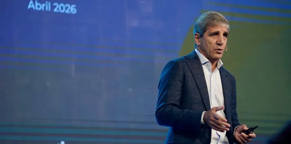 El ministro de Economía, Luis Caputo.