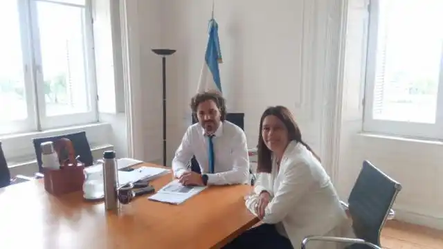 Paola Rubattino se reunió con Santiago Cafiero
