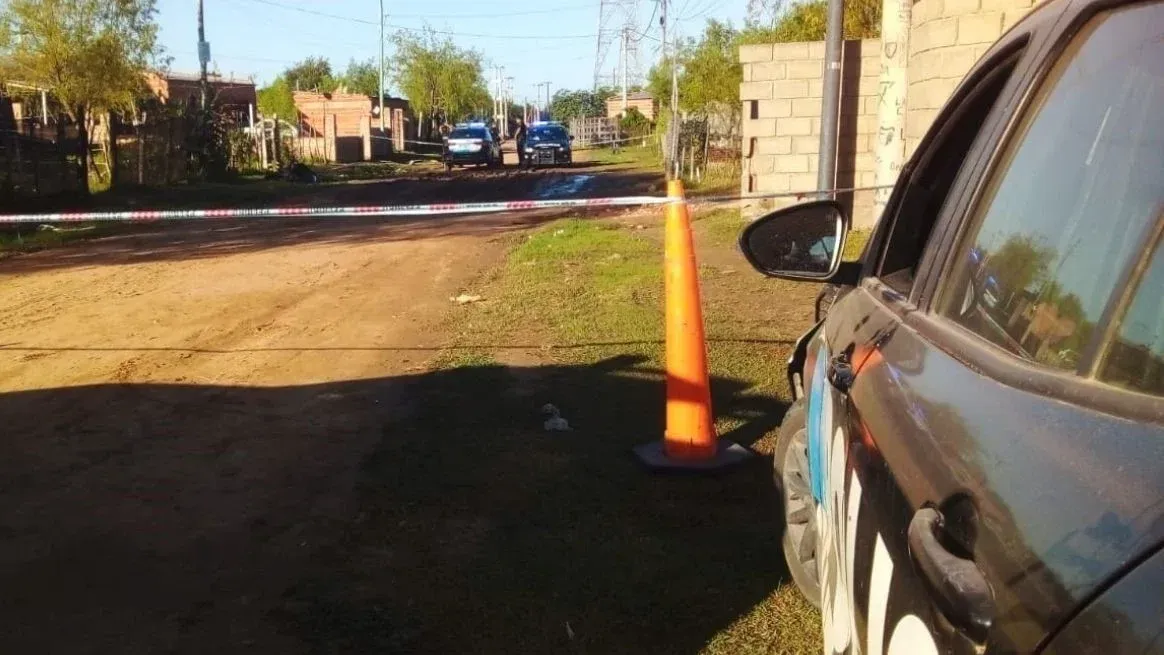 En la escena secuestraron vainas calibre 9 milímetros. Foto: Gentileza