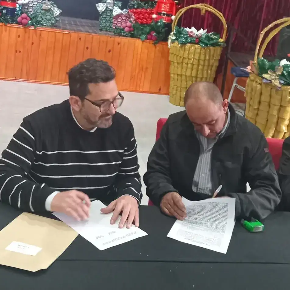 Aldea Asunción firmó los convenios 2026 de Políticas Alimentarias para garantizar la asistencia a las familias locales