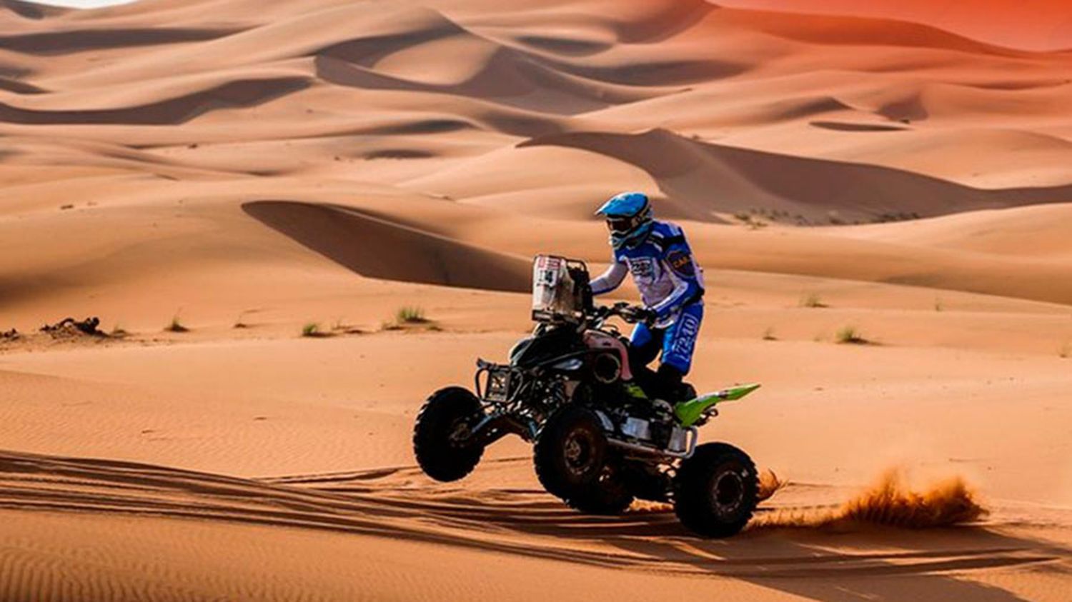 Manuel Andújar, el argentino que ganó en quads y pasó al frente en la general