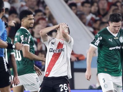 Por la ida de cuartos de final, River cayó ante Palmeiras y sufrió su primer traspié en la Copa Libertadores