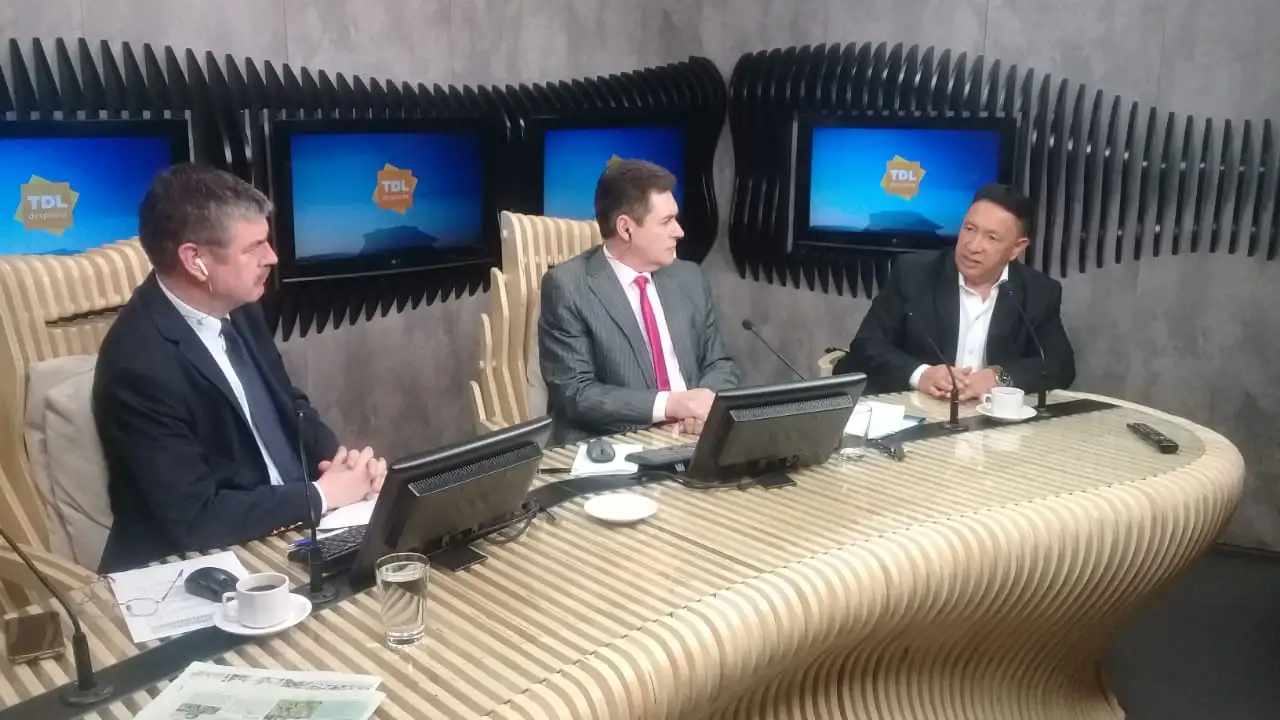 Raúl Escudero en el desayuno de Tandil Despierta