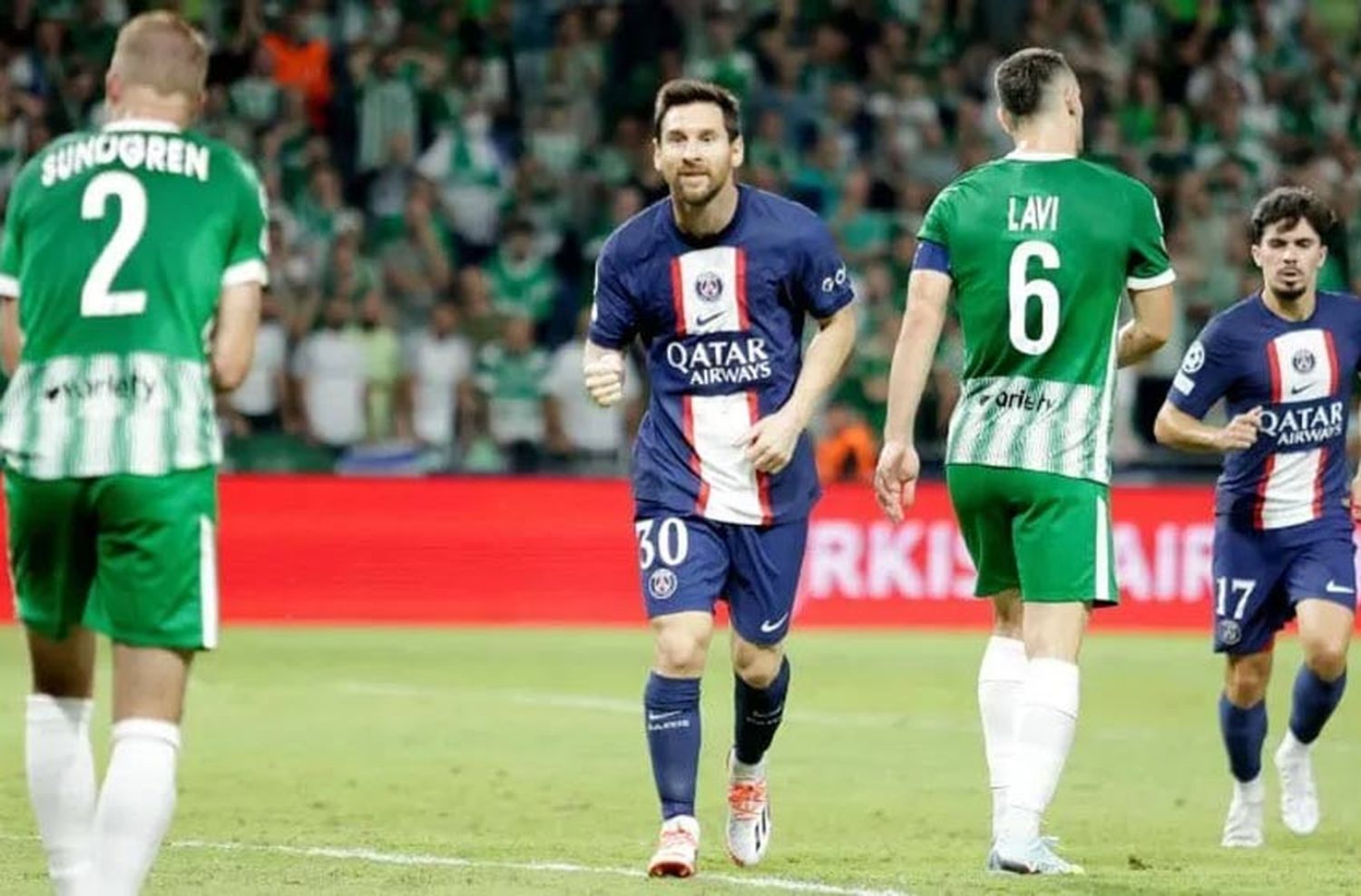 Con un gol de Messi, el PSG ganó en Israel por la segunda fecha de la Champions League