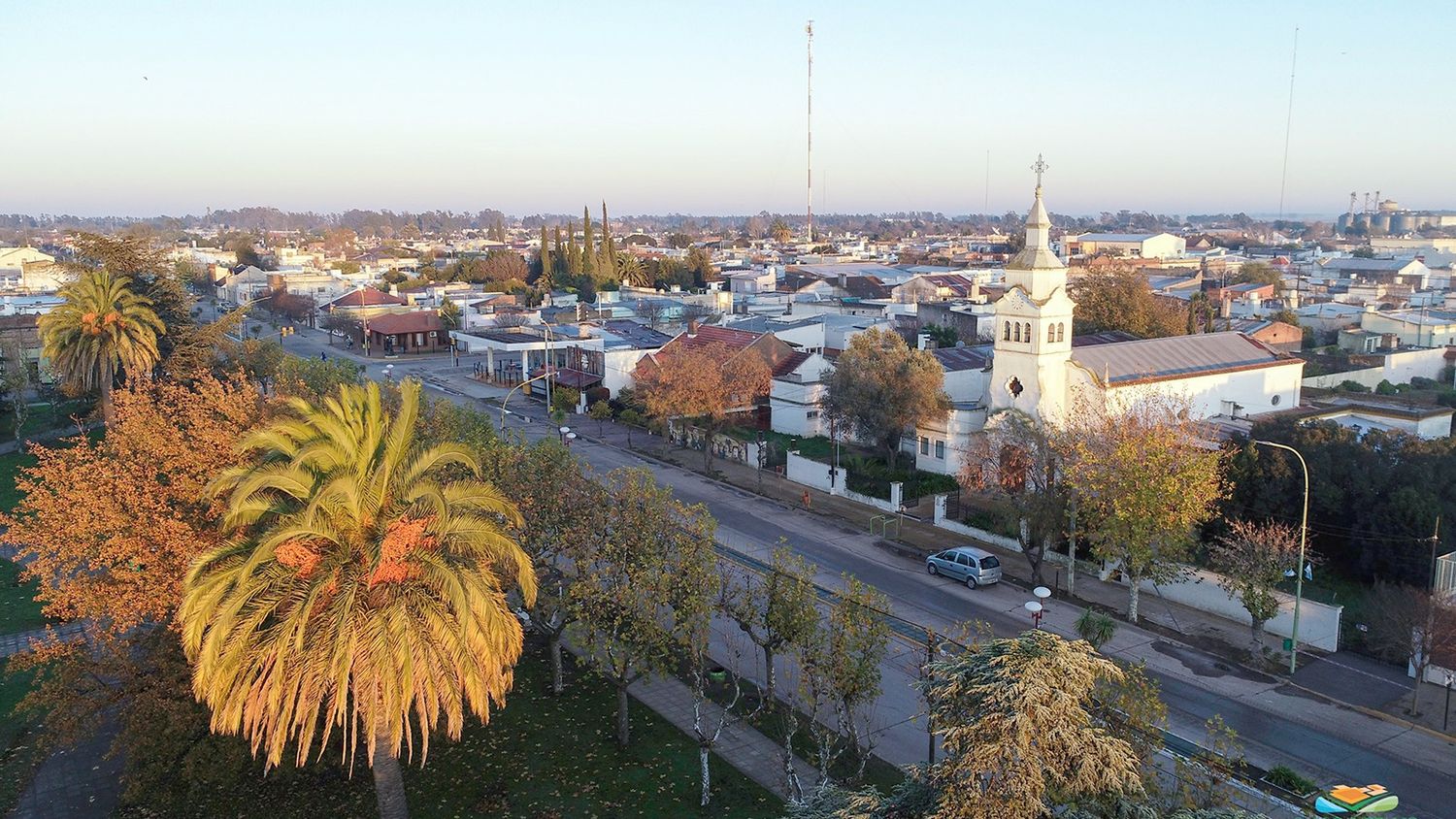 En San Cayetano. El crimen conmovió a la pequeña localidad