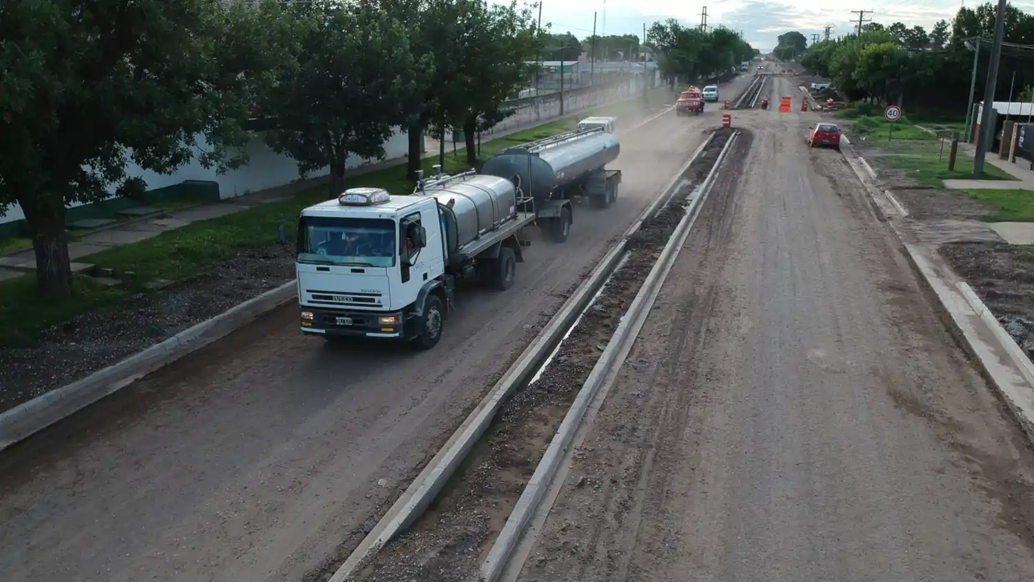 Avanza la pavimentación de la Ruta Provincial Nº 61