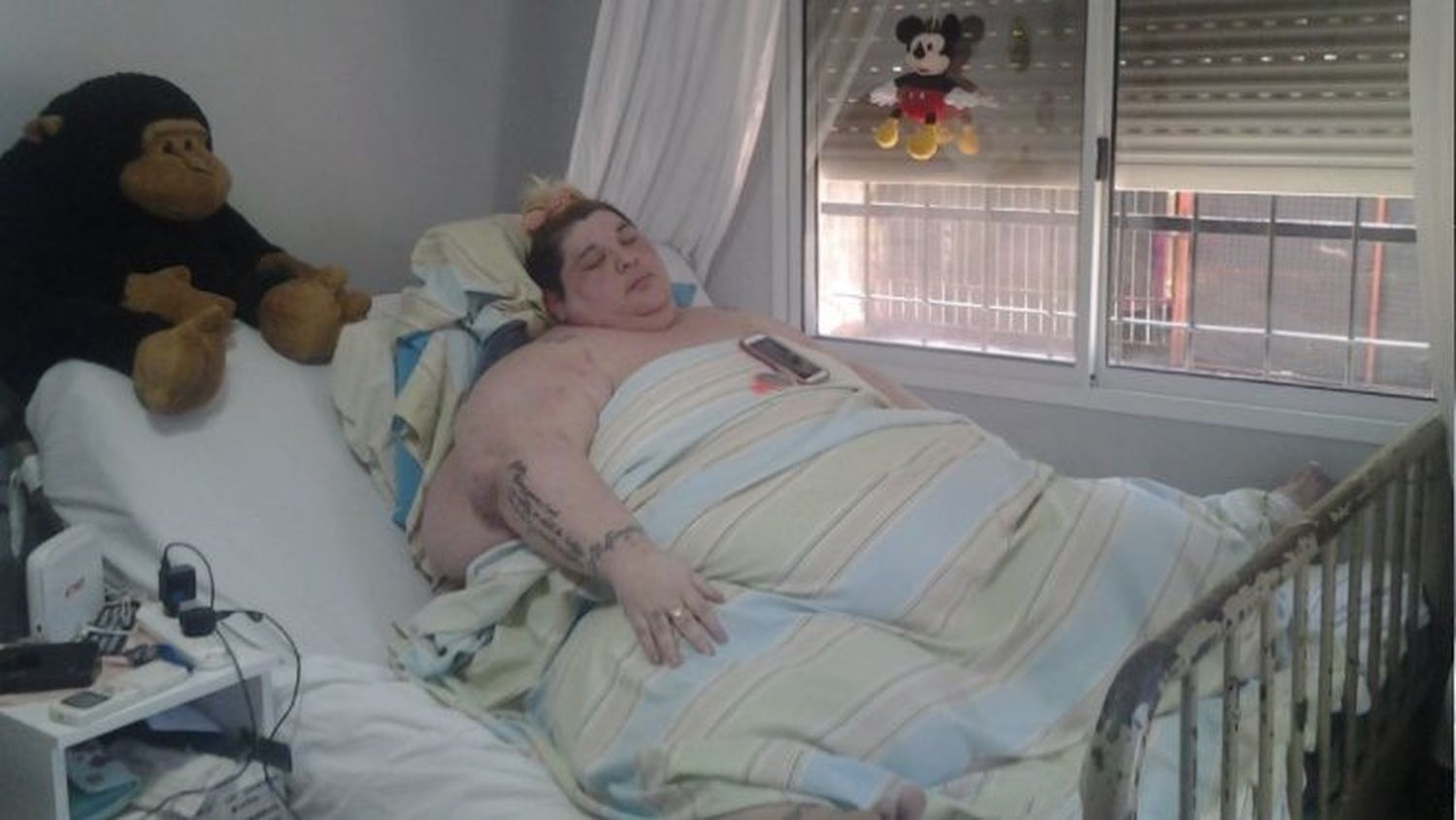 Murió Isabella, la rosarina que padecía obesidad mórbida