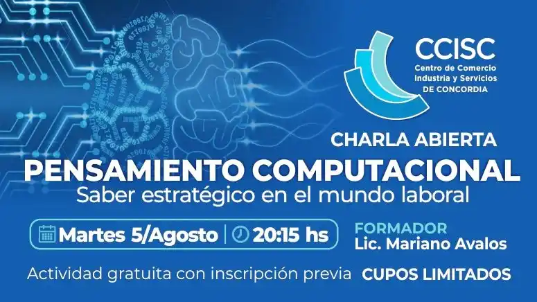 Charla abierta sobre pensamiento computacional en el CCISC