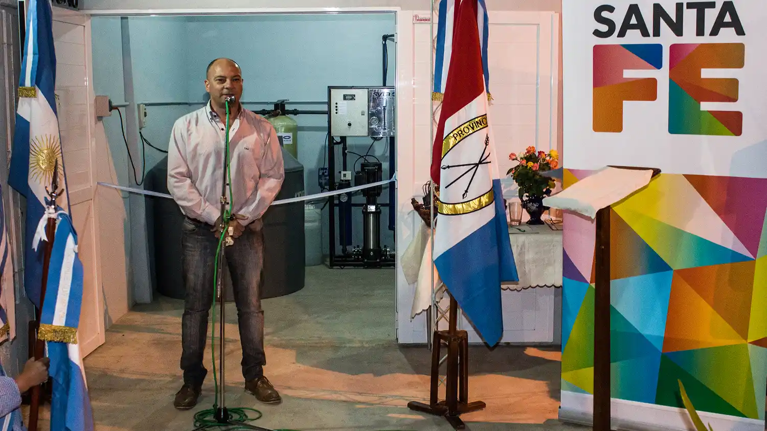 La provincia inauguró una planta potabilizadora en Colonia Ituzaingó