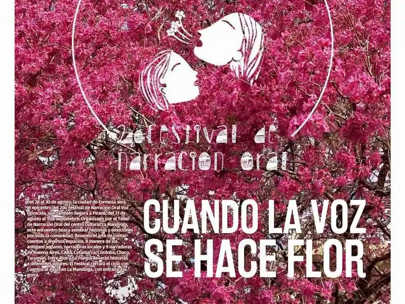 Cuando florecen los lapachos llegan las 
narradoras para que florezcan los cuentos