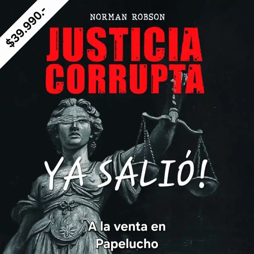 Norman Robson presentó su segundo libro: Justicia Corrupta