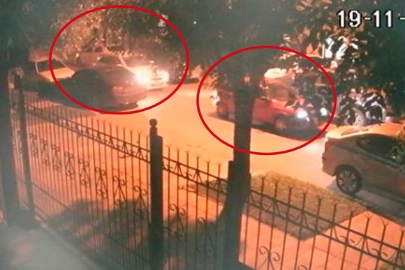 Asalto en un cumpleaños: eran siete los encapuchados y hay dos autos registrados en un video