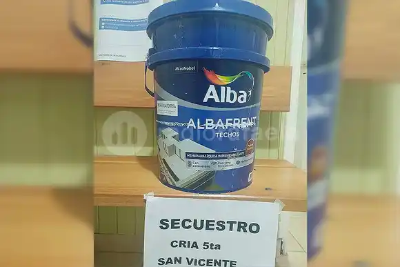 San Vicente: compraron unos baldes de pintura sin saber que eran robados y los devolvieron