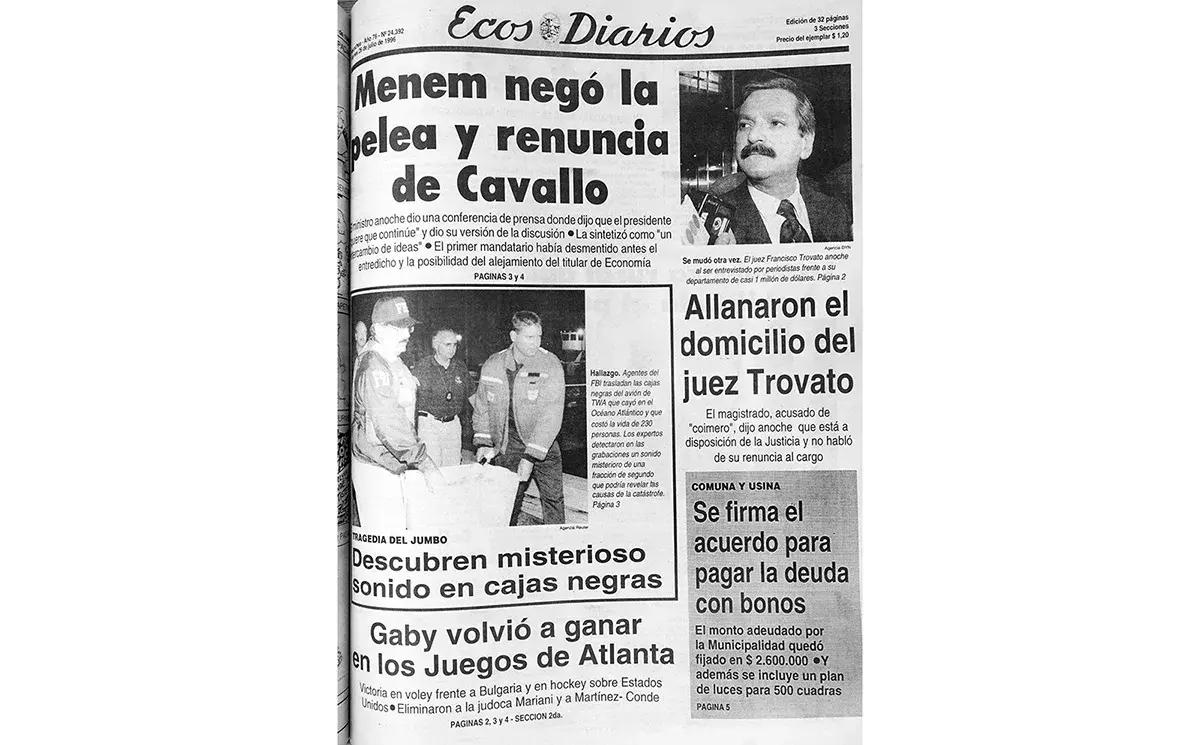 Viernes 26 de julio de 1996