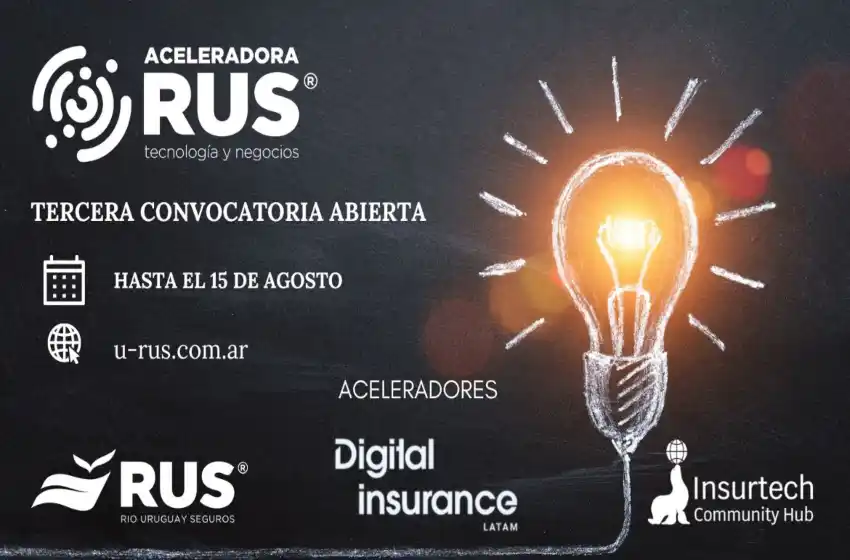 Abrió la 3ª convocatoria de la Aceleradora RUS para startups e insurtechs