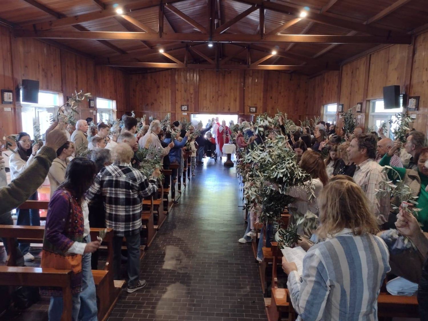 La feligresía de Tandil celebró el Domingo de Ramos
