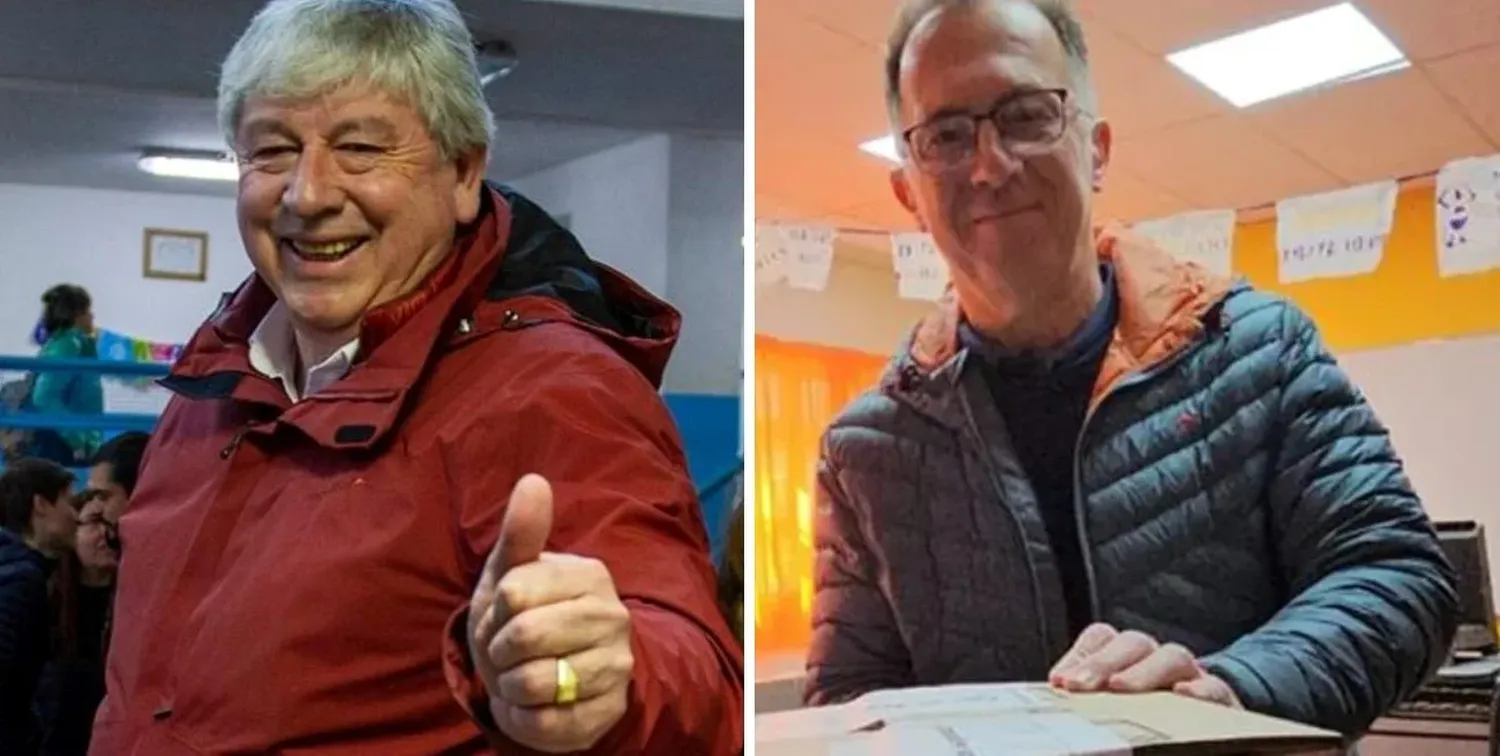 Walter Cortés y Luis Bertolini, ganadores en Bariloche y Plottier, respectivamente.