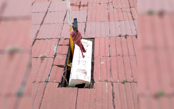 Reclamo: “Se roban las tapas de hierro”