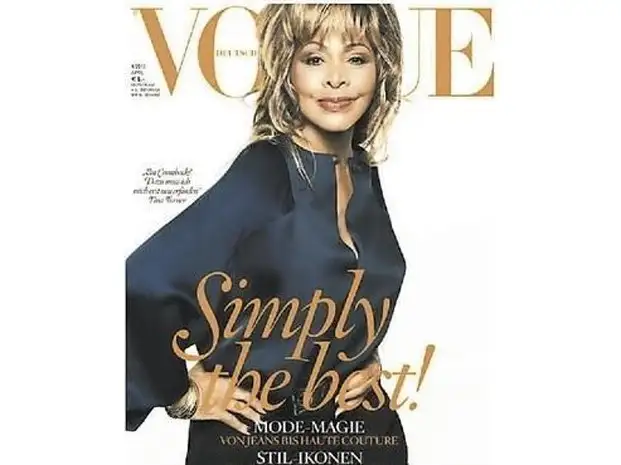 A los 73 años, Tina Turner ocupa la portada de una revista