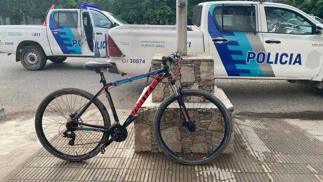 Rodado. Recuperado en la madrugada de ayer por los efectivos policiales