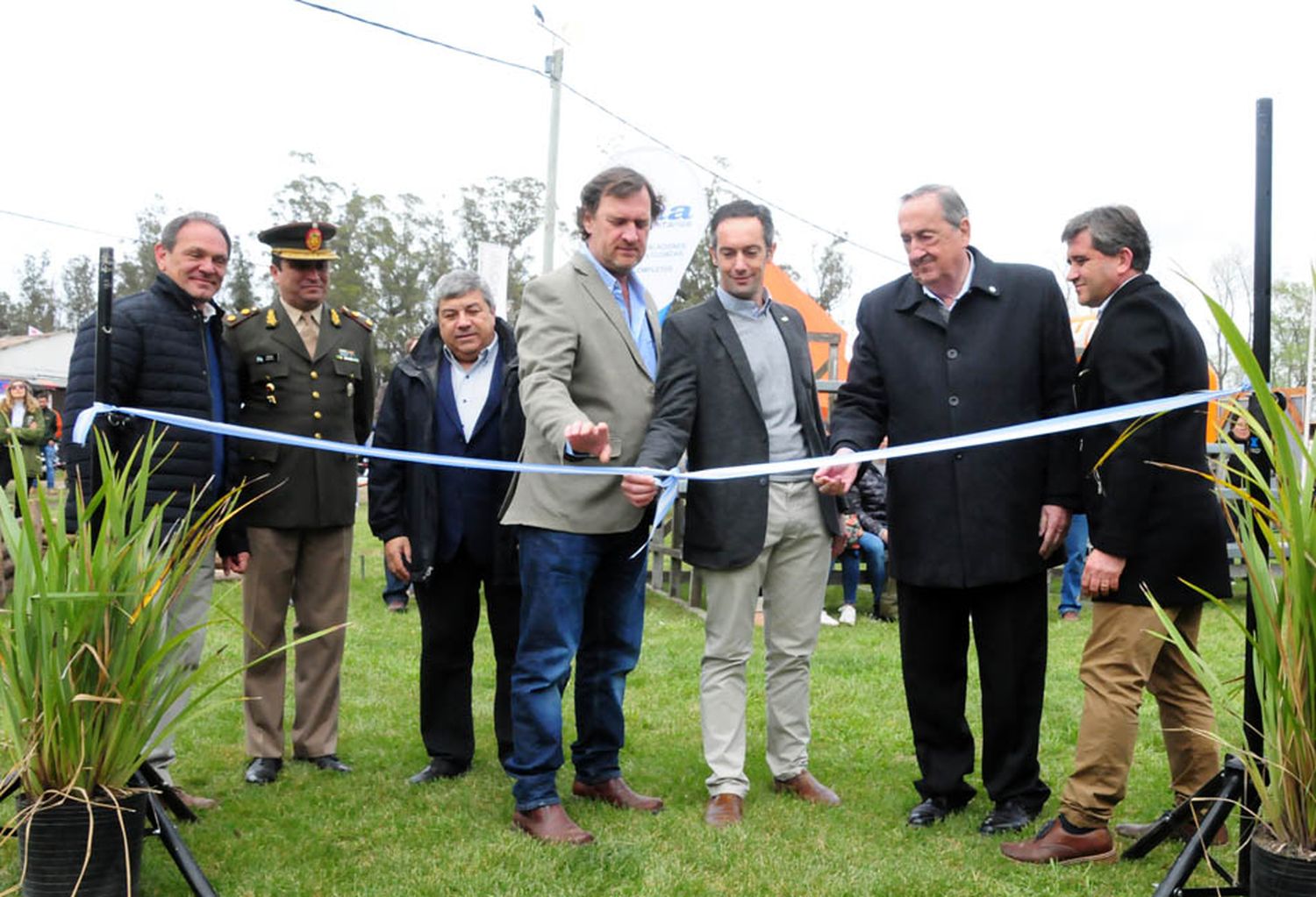 Con el corte de cintas, quedó inaugurada una nueva edición de Expotan