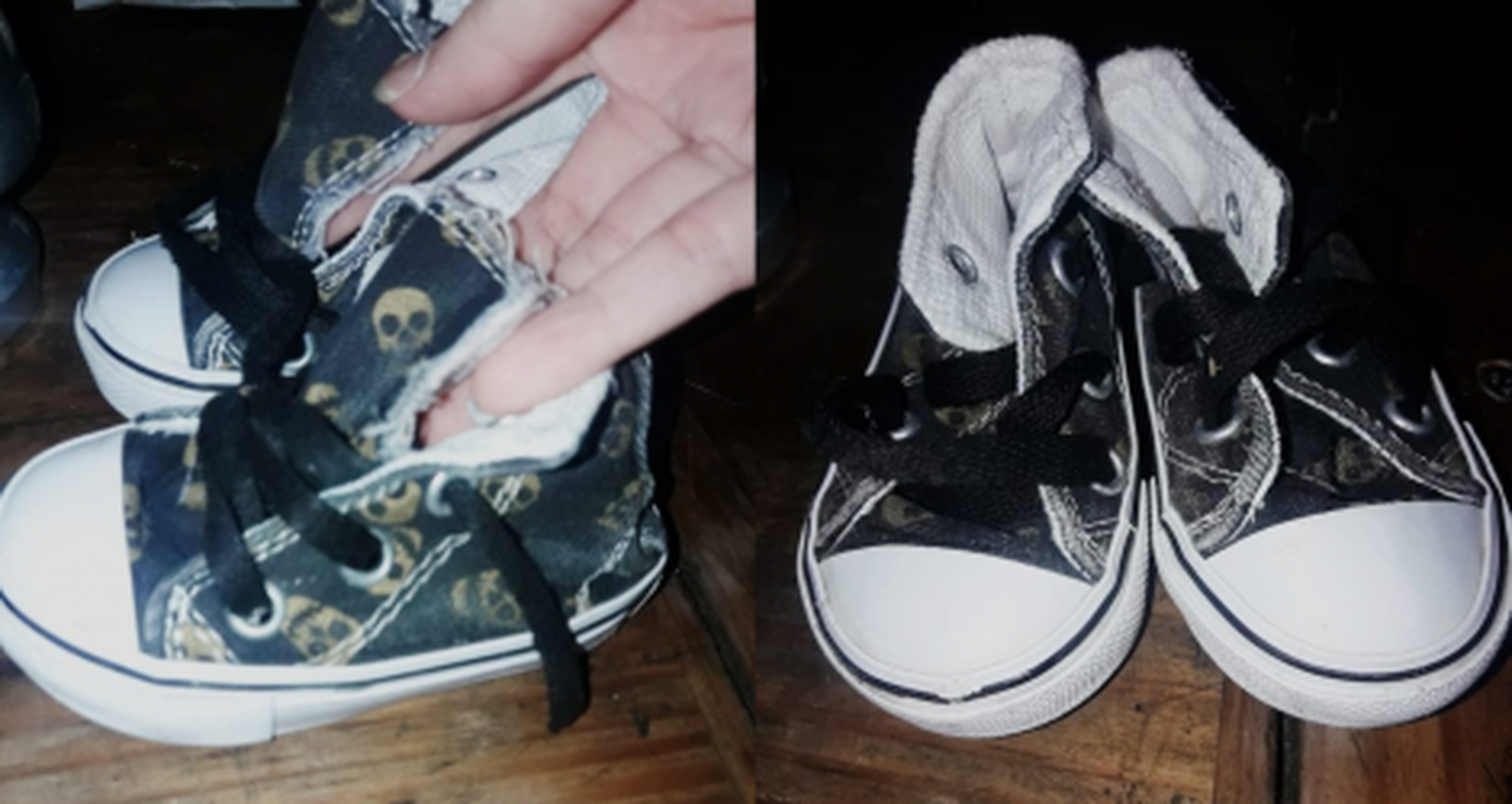 Zapatillas encontradas