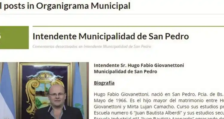 > Una semana sin cambios en la web