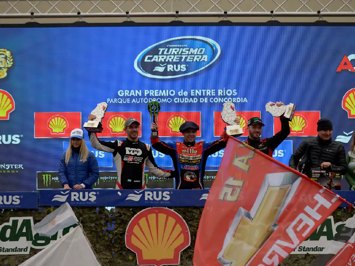 TC: Germán Todino se impuso en Concordia