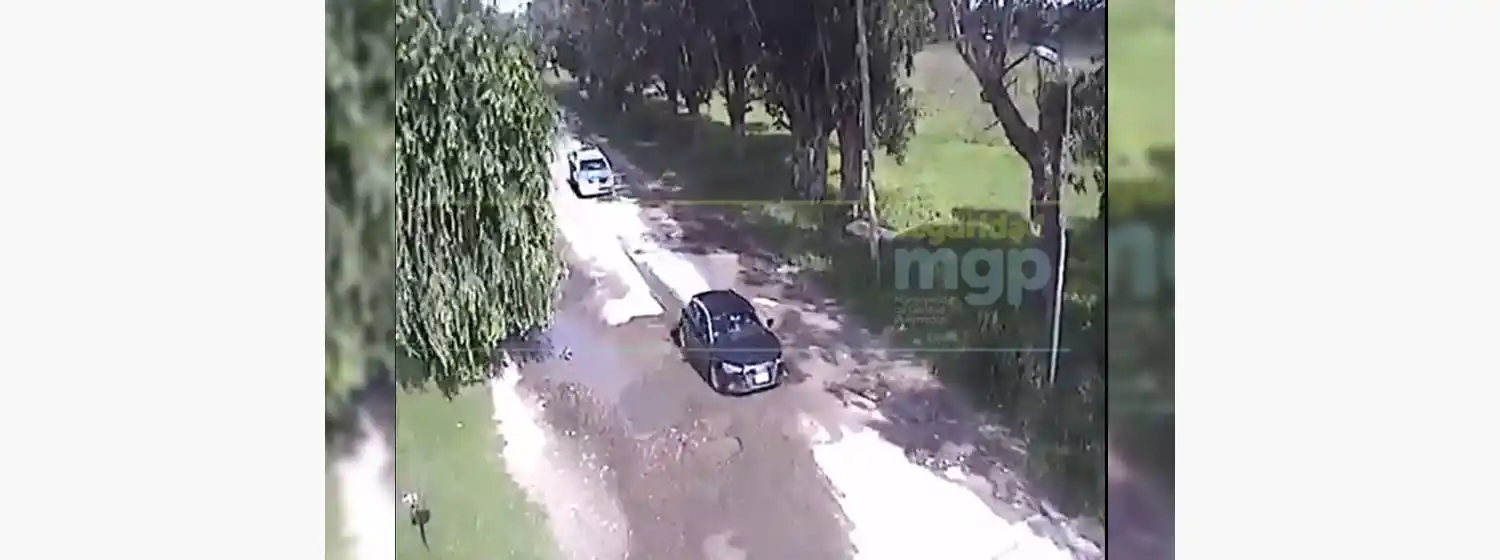 De película: así persiguieron y atraparon al ladrón del Audi