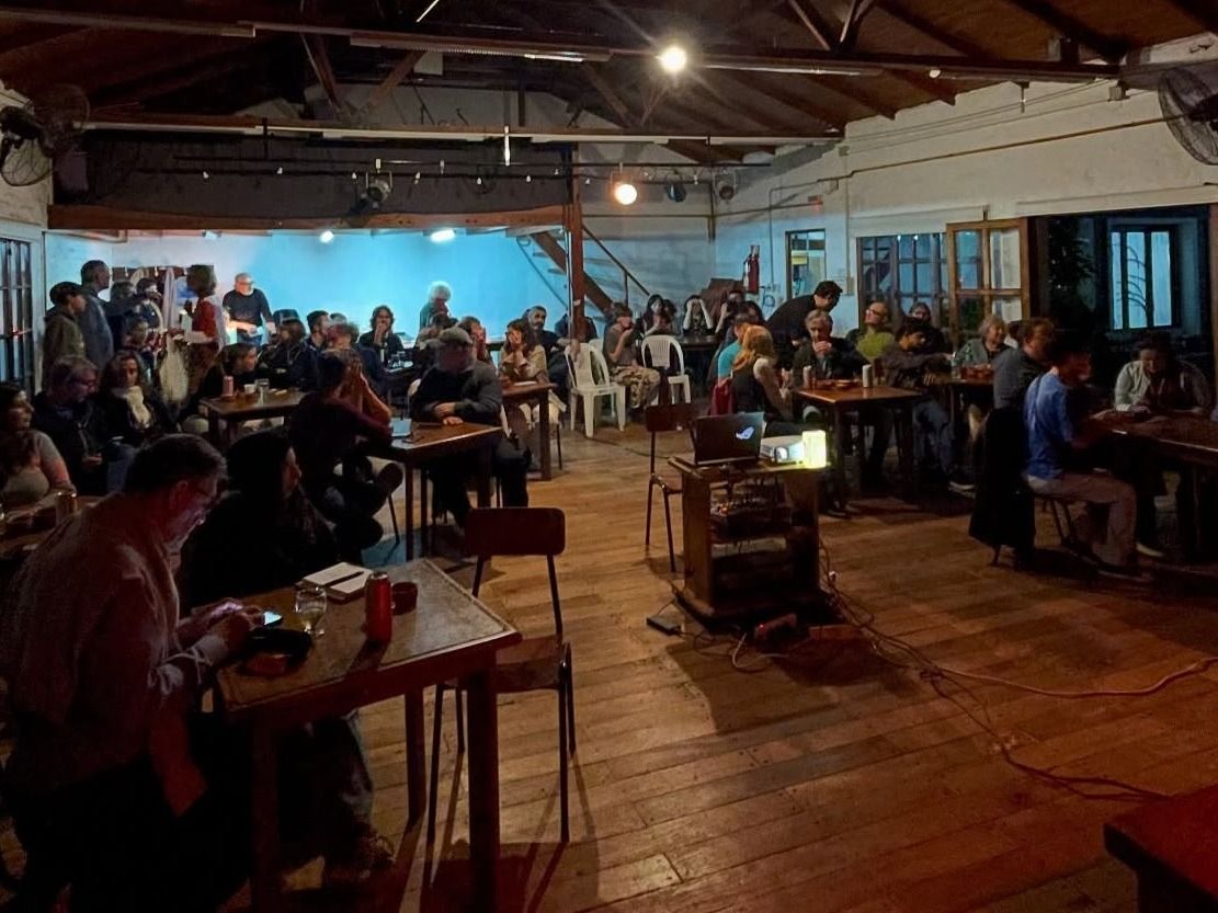 La Biblio, escenario de "El Eternauta" en Venado Tuerto. Foto: Gentileza