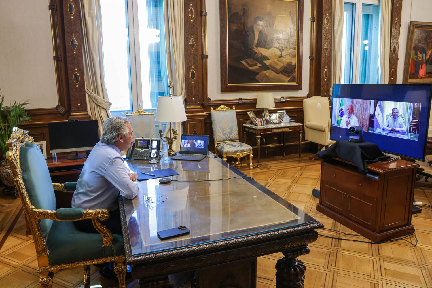 Alberto Fernández y Lula da Silva dialogaron sobre los avances de los acuerdos comerciales firmados con Brasil