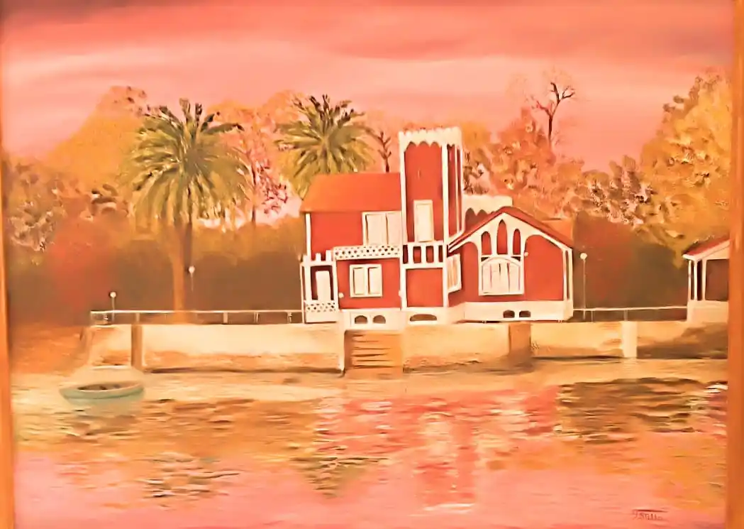 Realizan una exposición de obras de arte en la Casa de la Cultura