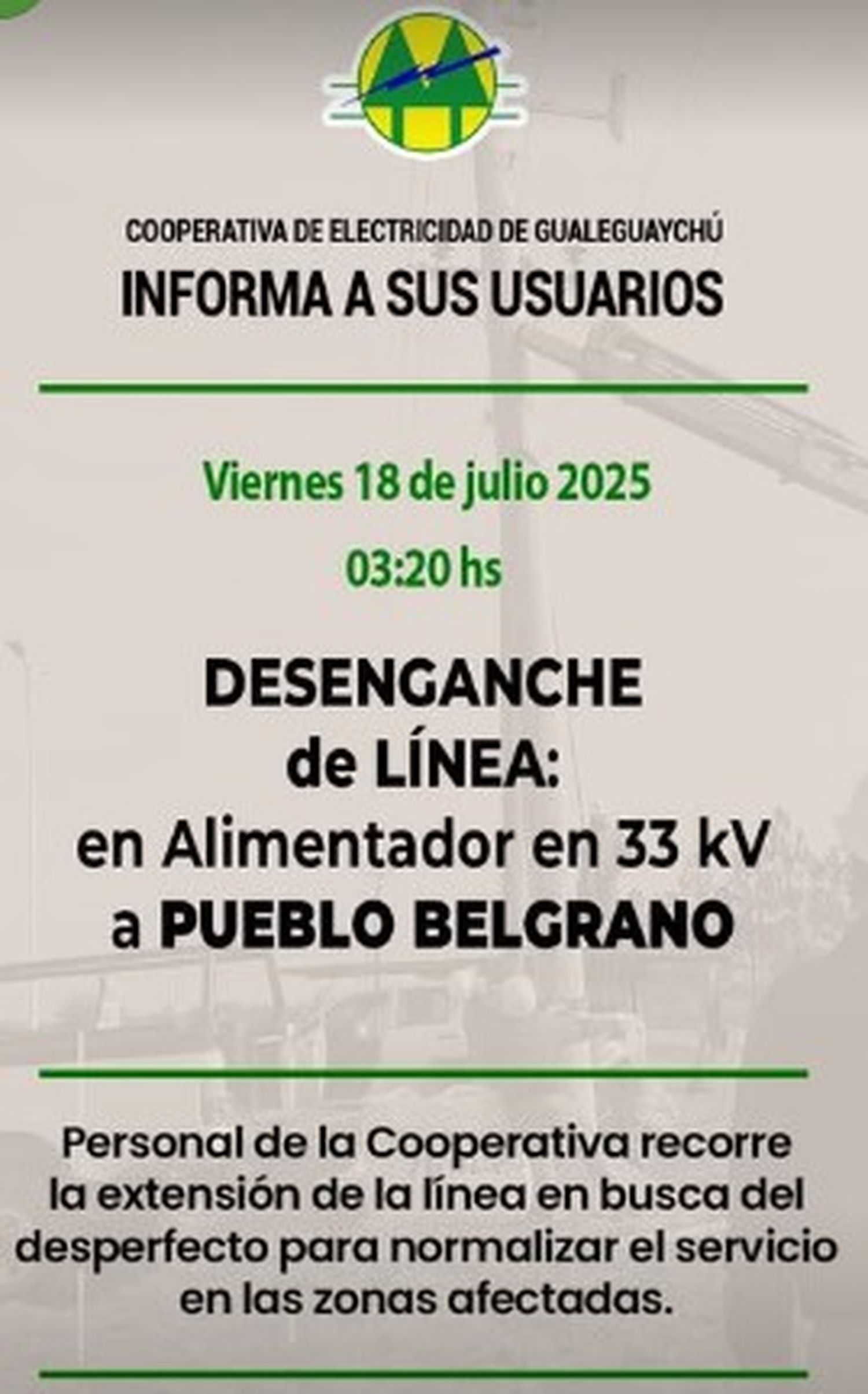 comunicado redes