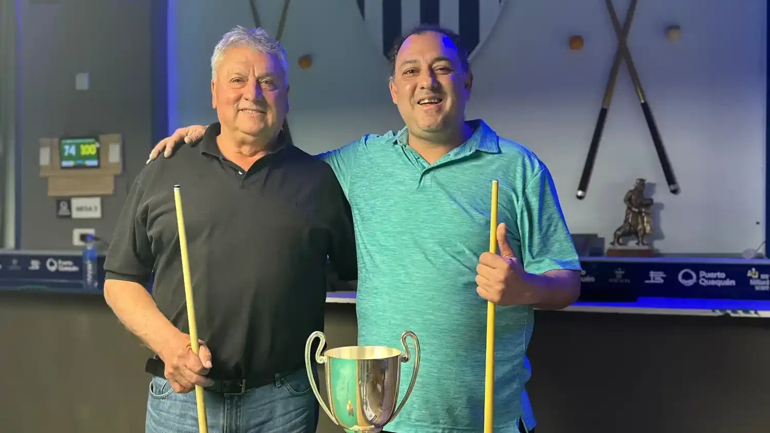 Arribillaga (segundo) y Pérez (ganador), los finalistas de la 12° etapa del ATP