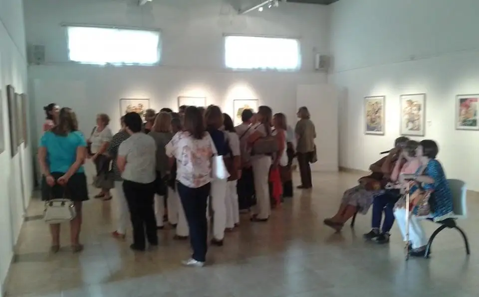 Adultos Mayores de la Unicén  visitaron el Museo de Bellas Artes