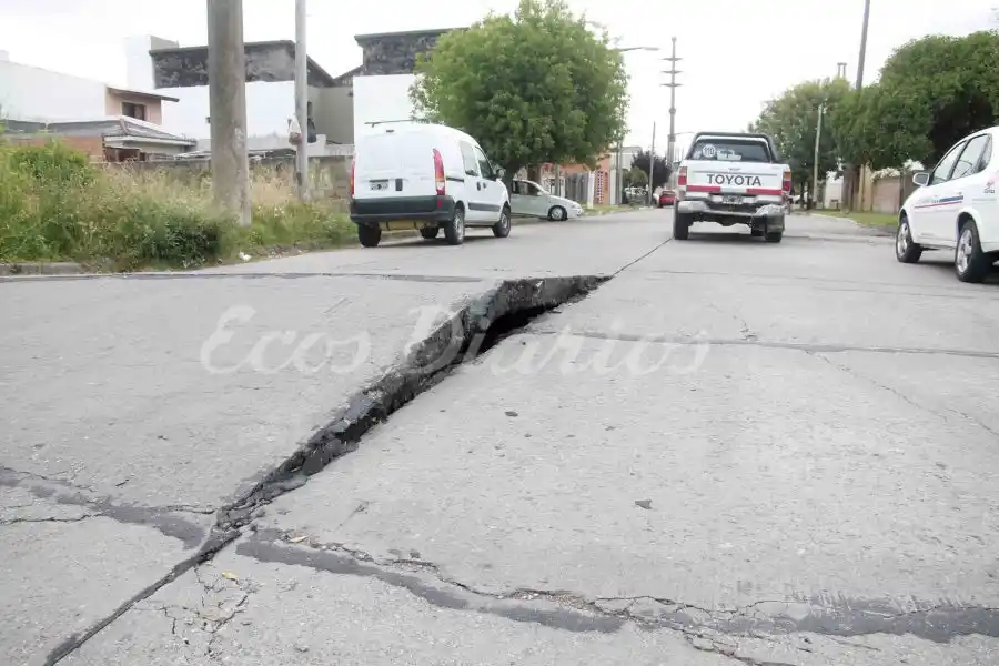 Se levantó el asfalto en 67 y 18