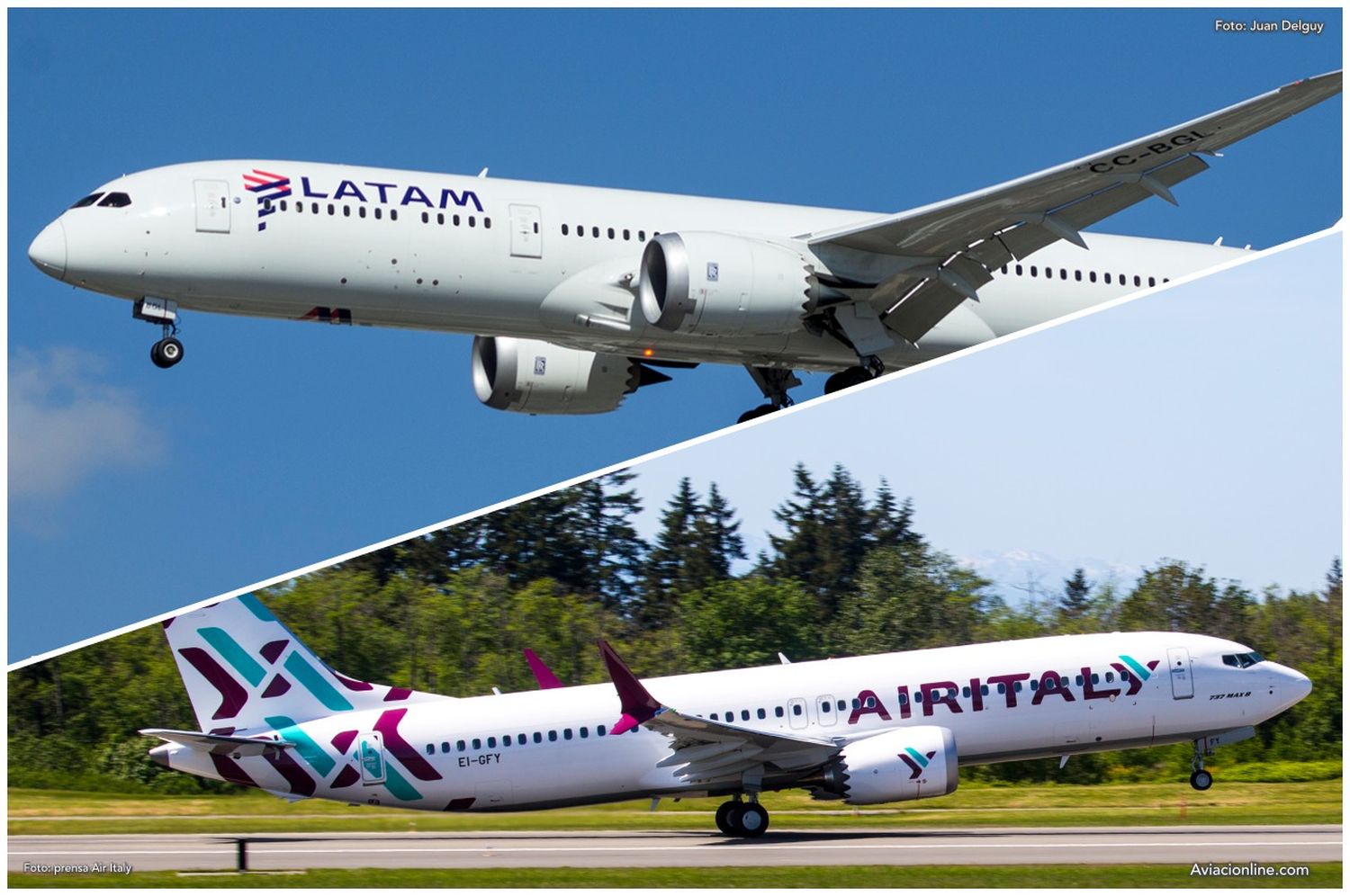 LATAM Brasil firma acuerdo de código compartido con Air Italy