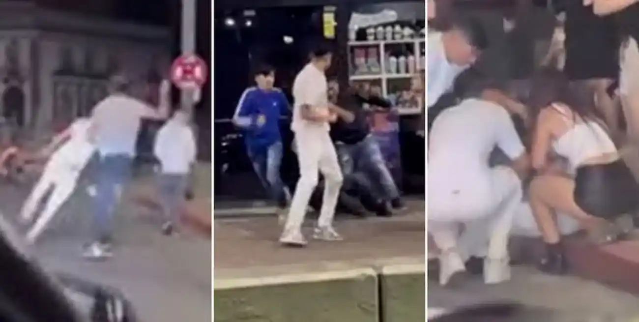 Lo rodearon entre varios y lo golpearon brutalmente.