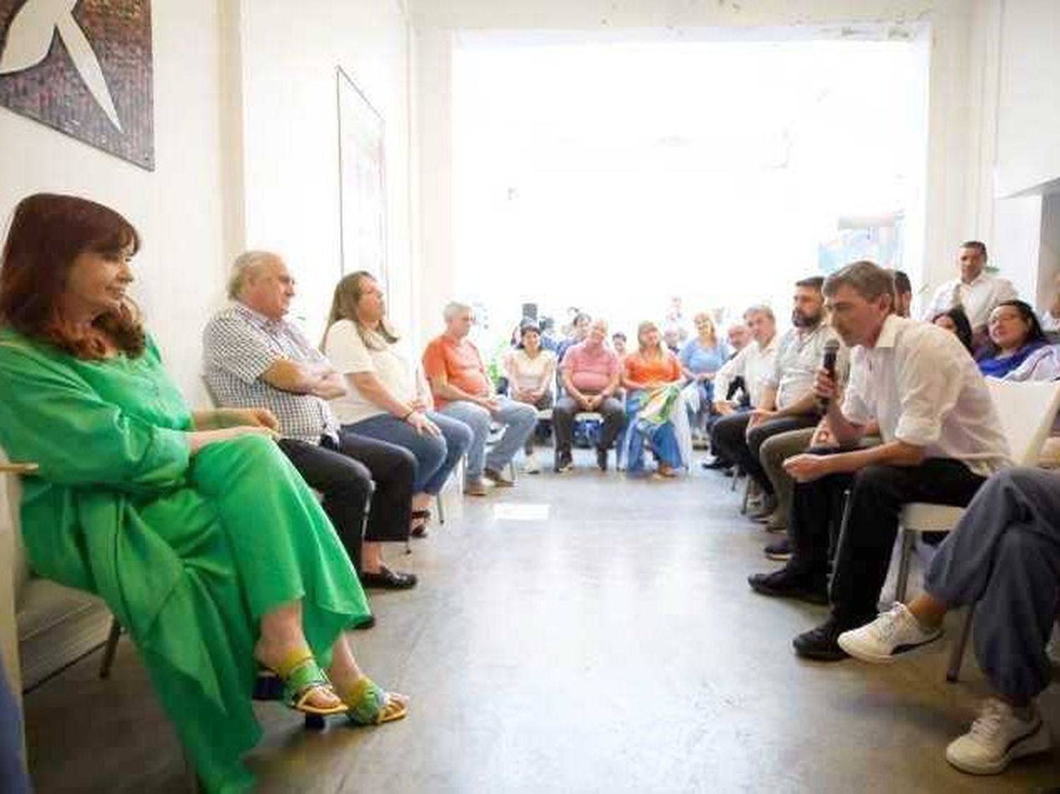 Para Cristina Fernández, la jugada
de Kicillof divide al peronismo