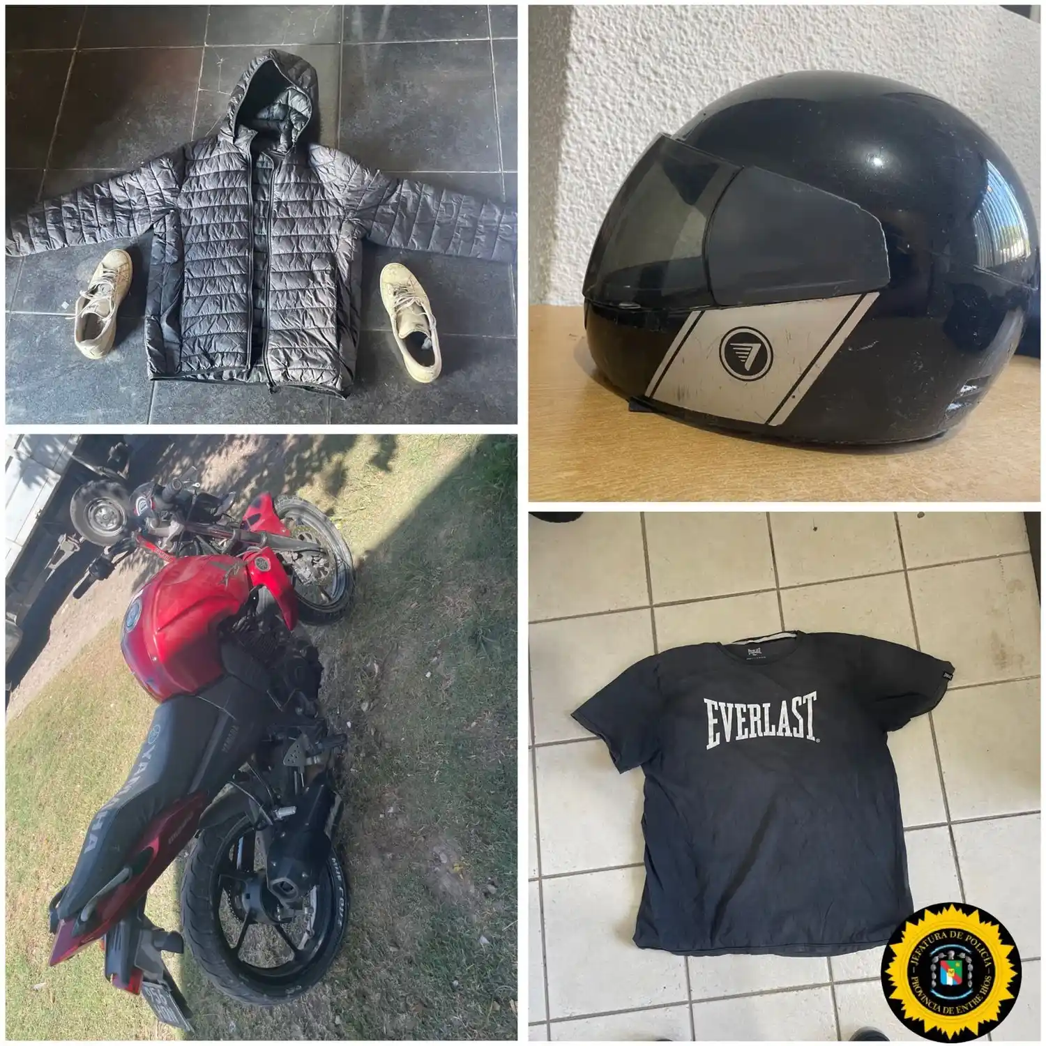 Allanamientos en Barrio San Miguel por robo de motovehículo: secuestraron una Yamaha FZ y otros elementos