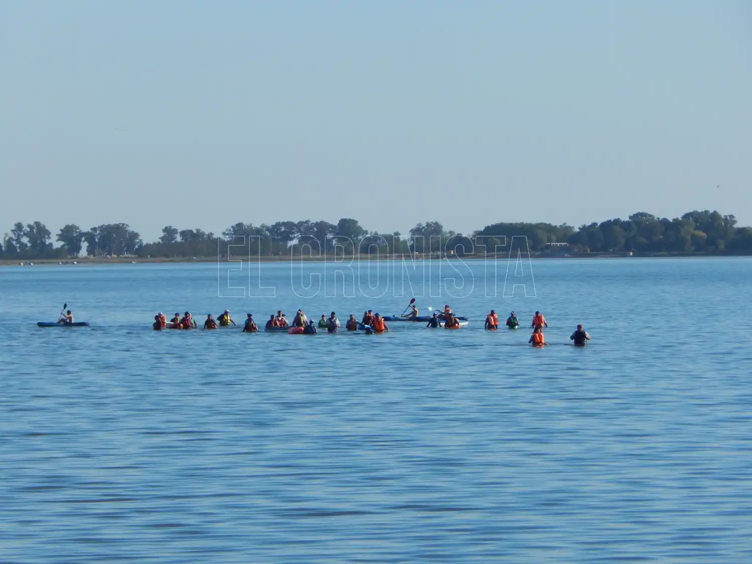 Este domingo se realizará el cuarto cruce de la laguna a pie en Chascomús
